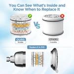 MakeFit High Pressure Filtered Shower Head - Chrome