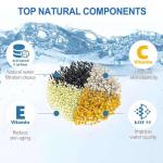 Beati Bath Tub Faucet Water Filter - Pink