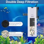 265 GPH 4-in-1 Aquarium Filter for Fish Tanks