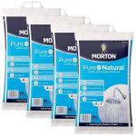 Morton Water Softener Salt, Morton Pure and Natural Solar 4 in 1 Salt Crystals for Water Softener, 40 lb Bag, 4 Pack