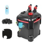 PONDFORSE Canister Filter, External Aquarium Filter Ultra-Quiet Water Circulation Cleaning Machine with Media for Fish Tanks and Aquariums