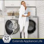 (4 Pack) Water Softener Salt Crystals – Natural High-Purity Salt for Softer Skin, Reduced Buildup, Easy Cleaning – 40 lb Each Bag with Handle, 160 lb Total