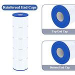 Cryspool® 07077 Filter Compatible with CCP420, Clean and Clear Plus 420, PCC105-PAK4, R173576, 570-0425-07, C-7471, 178584, 817-0106, FC-6470, 4×105 Sq. Ft Pool Filter Cartridges, 4 Pack