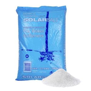 50 Pound Bag of All Natural Solar Salt for Water Softener.
