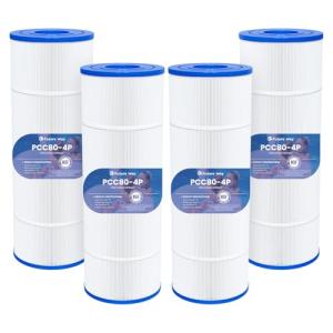Future Way CCP320 Pool Filter Cartridges Replacement for Pentair Clean & Clear Plus 320, Replace Pleatco PCC80-PAK4, Pentair R173573, 160340, 320 sq.ft, 4 Pack