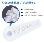 Cryspool® 04075 Filter Compatible with C-4950, PRB50-IN, FC-2390, Guardian 413-212-02, J200 Series Filter, 03FIL1600, 373045, Cal Spa Hot Tub Filter, 50 Sq. Ft Spa Filter Cartridge, 2 Pack