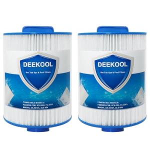 PAS50SV-F2M Hot Tub Spa Filter Cartridge, Compatible with Unicel 6CH-502, Filbur FC-0311, Master Deluxe M60506, Magnum AR50, Baleen AK-90161, Excel Filters XLS-604 Artesian Spas Filter, 2 Pack