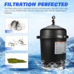 loosoo 36 Square Foot/72 GPM D.E. Pool Filter W3DE3620 Fit for Hayward Pro-Grid Diatomaceous Earth Filter, In-Ground Pools Vertical Grid Assembly 36sq ft, Replace DE3620