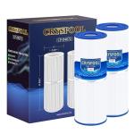 Cryspool® 04072 Filter Compatible with PRB25-IN Hot Tub Filter, C-4326, FC-2375, 3005845, R172327, R173429, 33521, 25392, 817-2500, 5X13 Drop in Spa Filter, 2 Pack