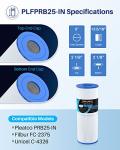 POOLPURE PLFPRB25-IN Hot Tub Filter Replace Unicel C-4326, Guardian 413-106, Filbur FC-2375, FC-2370, 3005845, 17-2327, 100586, 33521, 25392, 817-2500, 5X13 Drop in Spa Filter 1 Pack