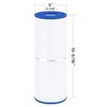 Cryspool® 04072 Filter Compatible with PRB25-IN Hot Tub Filter, C-4326, FC-2375, 3005845, R172327, R173429, 33521, 25392, 817-2500, 5X13 Drop in Spa Filter, 2 Pack