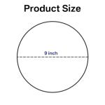 Showingo O-Ring Gasket Seals Replacement for Gamma2 Vittles Vault 9" lids Oil and Grease Resistant Buna-N Material(Pack of 2)