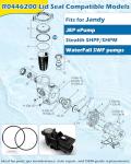 IWIWE R0446200 Lid Seal Gasket & O-Ring Compatible with Jandy JEP, SHPF, SHPM and SWF Swimming Pool Pump & Spa Pump Replacement -1 Set(2008-Current)