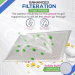 Bagean Range Hood Vent Filter 2-Pack 10.5" x 8.75