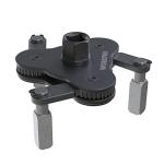 WORKPRO Universal Oil Filter Wrench Adjustable, Magnetic Oil Filter Removal Tool, Oil Filter Change Set, Ideal for Engine Filters, Conduit, & Fittings…