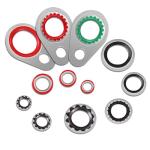 XBVV 95 PCS 12 Sizes Premium A/C Conditioning System Compressor Gasket Seal, Automotive Air Conditioning Compressor Port Seal Gasket Kit Bonded Gasket Seal Assortment Set