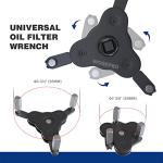 WORKPRO Universal Oil Filter Wrench Adjustable, Magnetic Oil Filter Removal Tool, Oil Filter Change Set, Ideal for Engine Filters, Conduit, & Fittings…