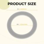 Blender O-Ring Gasket Seal Rubber Sealing O-Gasket Rings, Replacement for Hamilton Beach (Pack of 3)