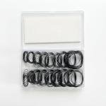 Darlingao 180 Pcs O Ring Watch Gasket Kit, 18 Sizes Rubber Seal O Rings 16–30mm, Waterproof Watch Back Case Gaskets for Watch Repair Replacement