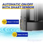 Acquaer 1/3 HP Automatic Submersible Water Pump, 115V Sump Pump with 3/4” Garden Hose Adapter, 2160 GPH High Flow Water Removal for Swimming Pool Cover Hot Tubs Flooded House Basement