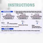 Gkwet Disposable Kitchen Hood Oil Filter Paper