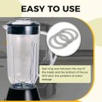 Blender O-Ring Gasket Seal Rubber Sealing O-Gasket Rings, Replacement for Hamilton Beach (Pack of 3)