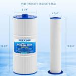 Beendou 6541-397 Pool Spa Filter Cartridge,Compatible with Sundance Spa Filter 880 Series, Outer Filter # 6473-165 with Inner Filter # 6473-164,80 sq,880 Spa Filter,Sundance 880 Spa Filter