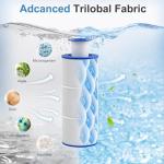 Beendou 6541-397 Pool Spa Filter Cartridge,Compatible with Sundance Spa Filter 880 Series, Outer Filter # 6473-165 with Inner Filter # 6473-164,80 sq,880 Spa Filter,Sundance 880 Spa Filter