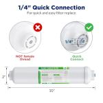 T33 Inline Water Filter Cartridges - 2-Pack