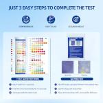 HYCHEK 21 in 1 Accurate Drinking Water Testing Kits, 145 Strips + 4 Bacteria Tests, Well and Tap Water Test Kit, Home Test Strips for Lead, Fluoride, Chlorine, Hardness, pH, Iron, Copper, and More