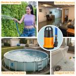 Limodot Submersible Water Pump With 25ft. Hose Kit, Sump Pump, Utility Pump with 25-Foot Power Cord, 4000GPH, Portable Water Pump for Swimming Pools, Garden Ponds, Basements, Multi-Purpose Drainage