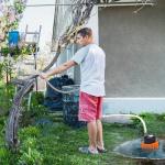 Pool Cover Pump above Ground - Submersible Water Sump Pump Swimming Water Removal Pumps, with Drainage Hose & 25 Feet Extra Long Power Cord, 850 GPH inGround, 3 Adapters