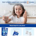 HYCHEK 21 in 1 Accurate Drinking Water Testing Kits, 145 Strips + 4 Bacteria Tests, Well and Tap Water Test Kit, Home Test Strips for Lead, Fluoride, Chlorine, Hardness, pH, Iron, Copper, and More