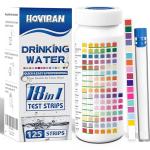 125 ct Drinking Water Test Strips - Home, Well Water Testing Kit for Lead, Hardness, Iron, Copper, Heavy Metals, Chlorine, Nitrate