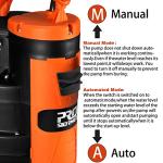 Sump Pump, Prostormer 3500 GPH 1HP Submersible Clean/Dirty Water Pump with Build-in Float Switch for Pool, Pond, Garden, Flooded Cellar and Irrigation