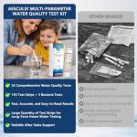 All-New 23 in 1 Drinking Water Testing Kit 158 Strips,Well Water Testing Kit & Water Test Strip for House Water for Hardness，Chlorine,Copper,Iron,Lead,pH and More