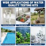All-New 23 in 1 Drinking Water Testing Kit 158 Strips,Well Water Testing Kit & Water Test Strip for House Water for Hardness，Chlorine,Copper,Iron,Lead,pH and More