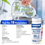 125 ct Drinking Water Test Strips - Home, Well Water Testing Kit for Lead, Hardness, Iron, Copper, Heavy Metals, Chlorine, Nitrate