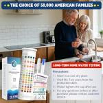 All-New 23 in 1 Drinking Water Testing Kit 158 Strips,Well Water Testing Kit & Water Test Strip for House Water for Hardness，Chlorine,Copper,Iron,Lead,pH and More