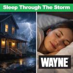 WAYNE CDU980E 3/4 HP Submersible Sump Pump – Cast Iron & Stainless Steel, Vertical Float Switch, 5,490 GPH, 5-Year Warranty