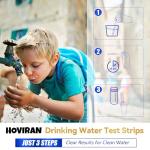 125 ct Drinking Water Test Strips - Home, Well Water Testing Kit for Lead, Hardness, Iron, Copper, Heavy Metals, Chlorine, Nitrate