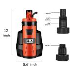 Sump Pump, Prostormer 3500 GPH 1HP Submersible Clean/Dirty Water Pump with Build-in Float Switch for Pool, Pond, Garden, Flooded Cellar and Irrigation