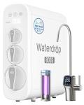 Waterdrop G3P800 Reverse Osmosis System, 800 GPD Fast Flow, NSF/ANSI 42 & 53 & 58 & 372 Certified, 3:1 Pure to Drain, Tankless Under Sink RO Water Filter System, LED Purifier, Smart Faucet
