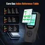 LifeBasis Air Quality Monitor Indoor, 11-in-1 Air Quality Detector with Stand, Real-Time Air Meter Test AQI, PM1.0, PM2.5, PM10, CO2, TVOC, HCHO, Particles, Temperature and Humidity, Dual Alert -Black