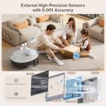 Professional 16 in 1 Air Quality Monitor Indoor 10h Battery & 5.5" Display 9 AQI+7 AQI Alerts, Portable CO2 Monitor Air Quality Tester for CO2, TVOC, PM2.5 PM1.0 PM10, HCHO Temp/ Humidity AQI & Time