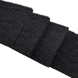 PAWZIDEA Activated Carbon Filter Replacement for Pet Waste Trash Cans Wall Mounted, 3.15"*3.15" Square Thick Deodorizing Carbon Filters, 4-Pack, Replace Every Month