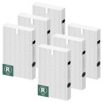 Air Purifier Filter R Replacement for Honeywell Air Purifier HPA100/200/300 and 5000 Series, Funmit 6 Pack Filter Compatible with Honeywell R Filter (HRF-R3 & HRF-R2 & HRF-R1)