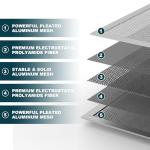 12x20x1 Reusable Air Filter, Washable, MERV 8, Permanent Electrostatic Air Filter, Lasts a Lifetime, Breathe Safely at Home or in the Office