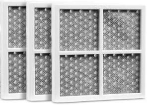 LT120F Refrigerator Air Filter Replacement Compatible with LG & Kenmore 469918 9918, Replaces ADQ73214402 ADQ73214403 ADQ73214404 ADQ73214408, Activated Carbon Odor Control, 3 Pack