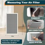 12x20x1 Reusable Air Filter, Washable, MERV 8, Permanent Electrostatic Air Filter, Lasts a Lifetime, Breathe Safely at Home or in the Office